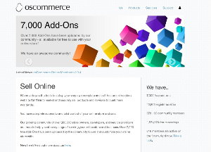 OSCommerce Webseite