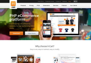 X-Cart Webseite